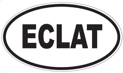 ECLAT - Oval Magnet