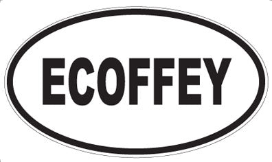 ECOFFEY - Oval Sticker