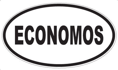 ECONOMOS - Oval Magnet