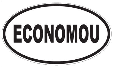 ECONOMOU - Oval Magnet