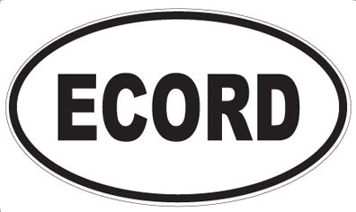 ECORD - Oval Sticker