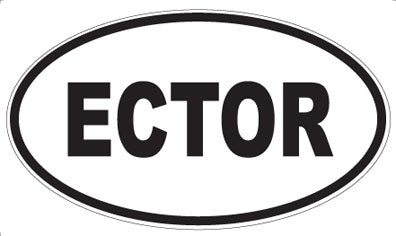ECTOR - Oval Magnet