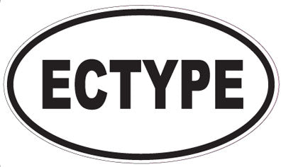 ECTYPE - Oval Sticker