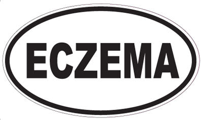 ECZEMA - Oval Sticker
