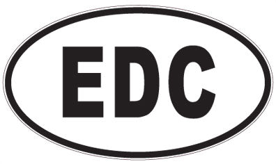 EDC - 3 Letter Initials Oval Magnet