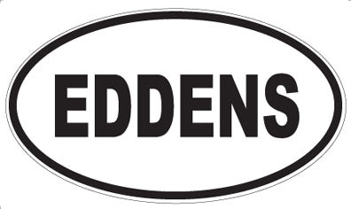 EDDENS - Oval Magnet