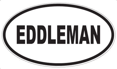 EDDLEMAN - Oval Magnet
