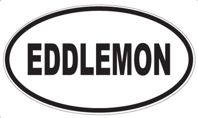 EDDLEMON - Oval Sticker
