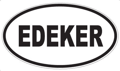 EDEKER - Oval Magnet