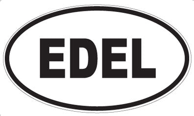 EDEL - Oval Sticker