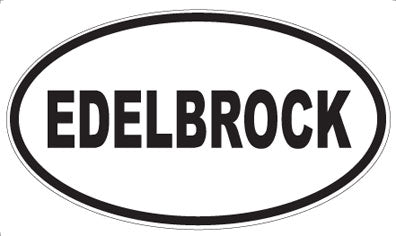 EDELBROCK - Oval Sticker