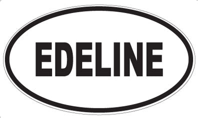 EDELINE - Oval Sticker
