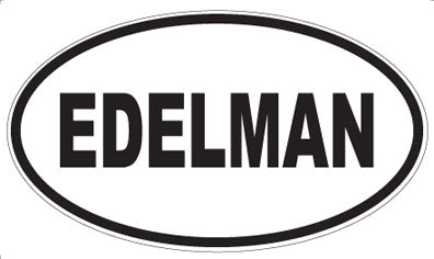 EDELMAN - Oval Magnet