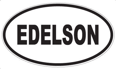 EDELSON - Oval Sticker