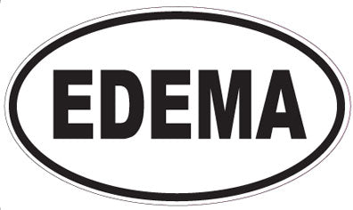 EDEMA - Oval Sticker