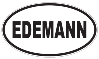 EDEMANN - Oval Sticker