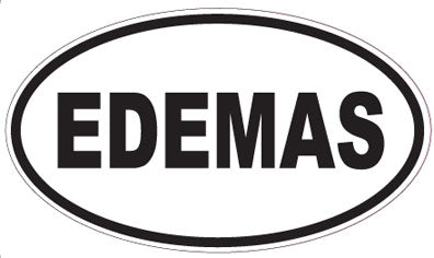 EDEMAS - Oval Sticker