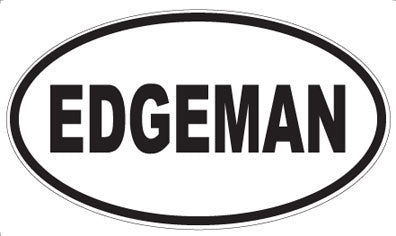 EDGEMAN - Oval Sticker