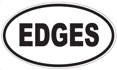 EDGES - Oval Magnet