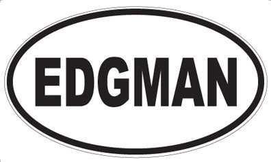 EDGMAN - Oval Magnet