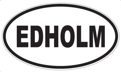 EDHOLM - Oval Sticker