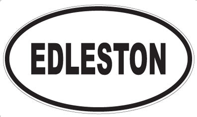 EDLESTON - Oval Magnet