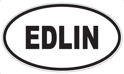EDLIN - Oval Sticker