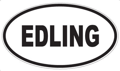 EDLING - Oval Sticker