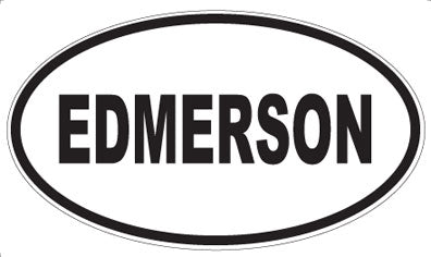 EDMERSON - Oval Sticker