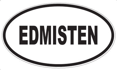 EDMISTEN - Oval Magnet