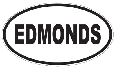 EDMONDS - Oval Magnet
