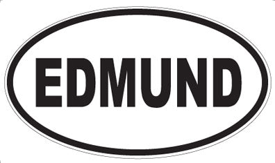 EDMUND - Oval Sticker