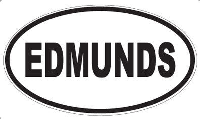 EDMUNDS - Oval Sticker