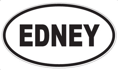 EDNEY - Oval Sticker