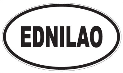 EDNILAO - Oval Sticker