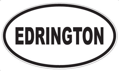 EDRINGTON - Oval Magnet