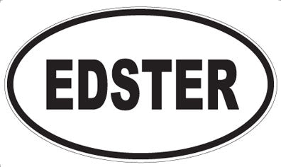 EDSTER - Oval Magnet