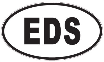 EDS - 3 Letter Initials Oval Magnet