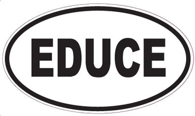 EDUCE - Oval Magnet