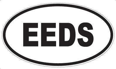 EEDS - Oval Sticker