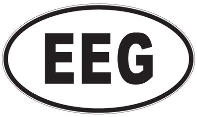 EEG - 3 Letter Initials Oval Magnet