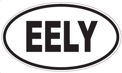 EELY - Oval Sticker