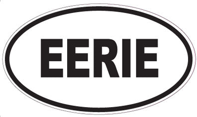 EERIE - Oval Sticker