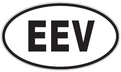 EEV - 3 Letter Initials Oval Magnet