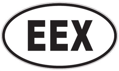 EEX - 3 Letter Initials Oval Magnet