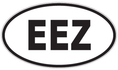 EEZ - 3 Letter Initials Oval Magnet