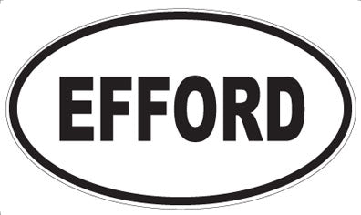 EFFORD - Oval Sticker