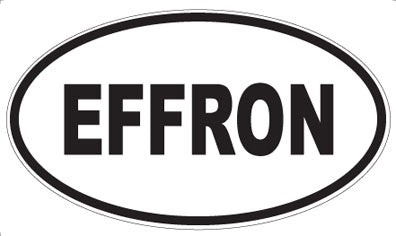 EFFRON - Oval Sticker