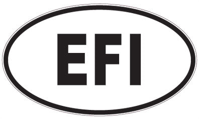 EFI - 3 Letter Initials Oval Magnet