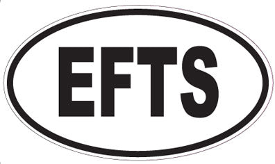 EFTS - Oval Sticker